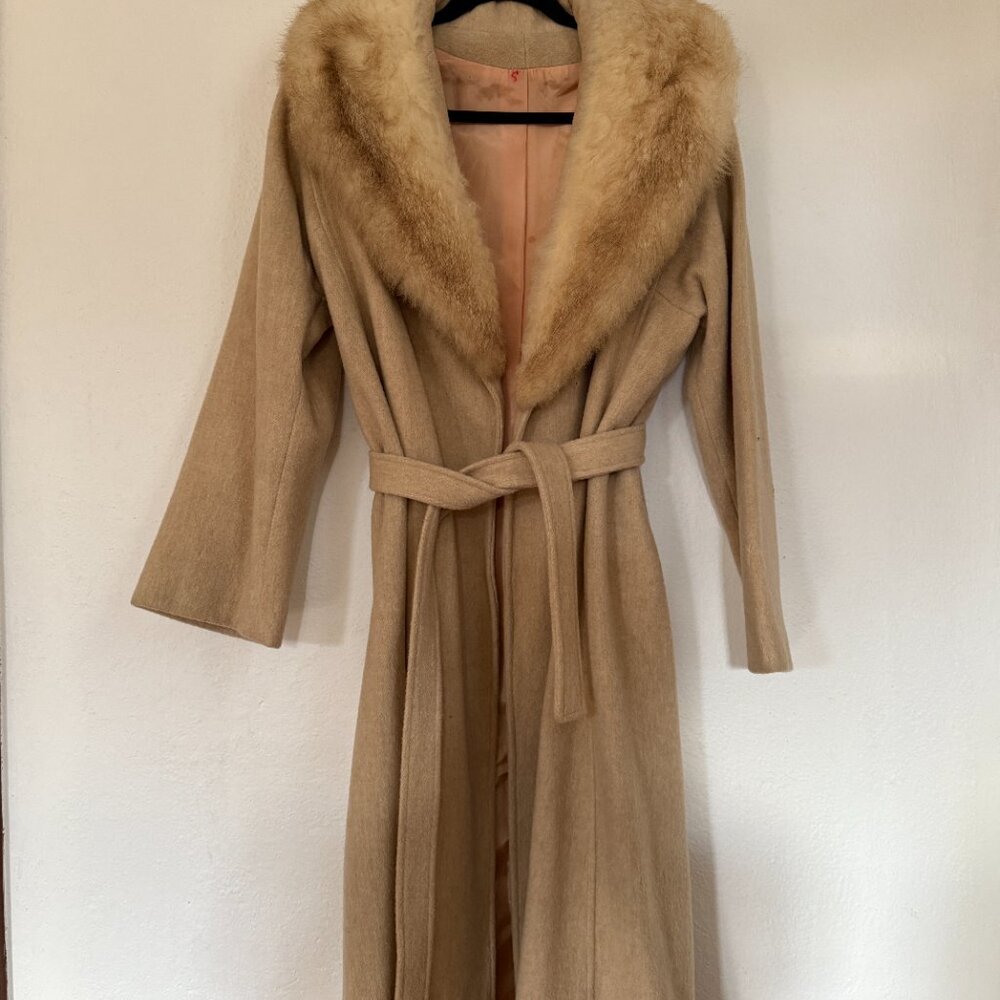 Wool Jacket Fur Collar